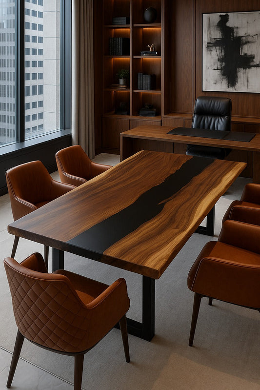 Black Epoxy Table