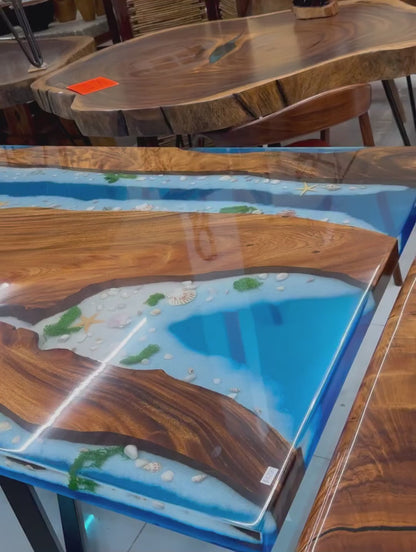 Blue River Epoxy Table